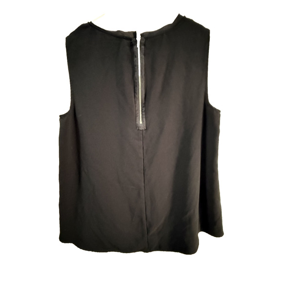 Covington 1X Animal Print Sequin Black tank Whimsigoth Festival Romantic Party - Picture 4 of 9